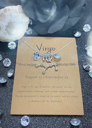 Virgo Necklace & Bracelet Set