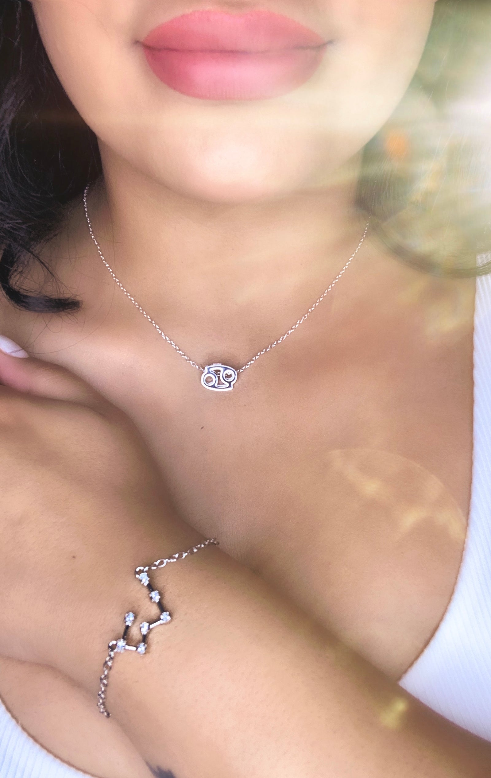 Cancer Necklace & Bracelet Set
