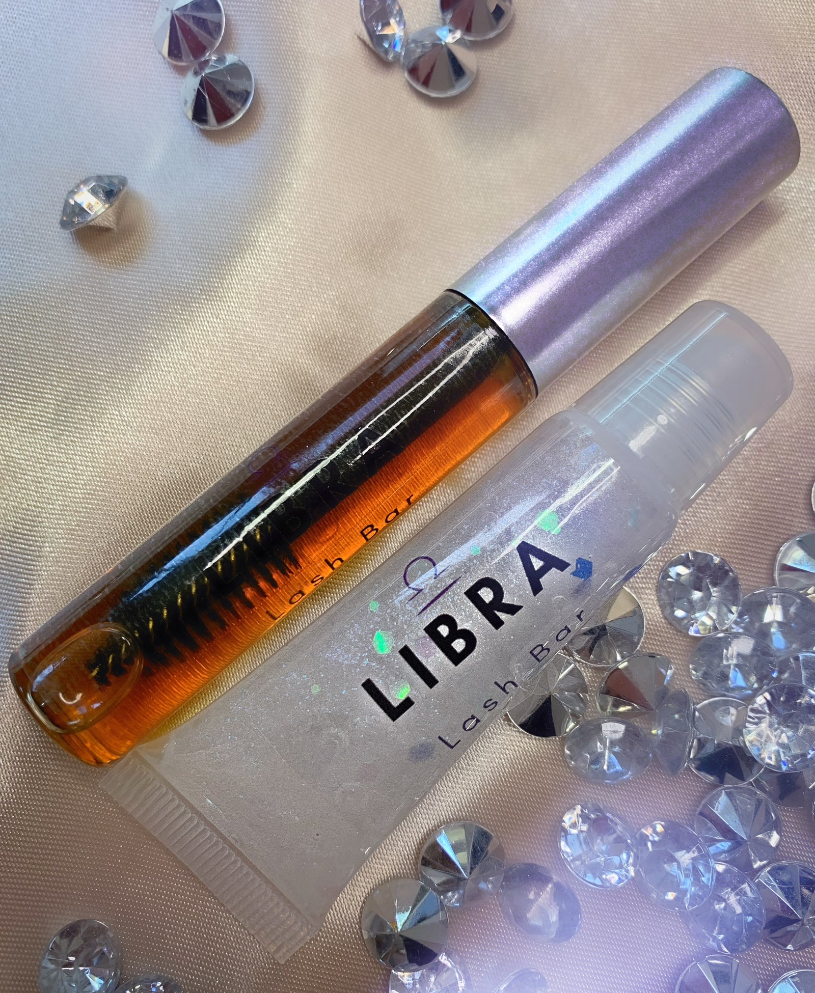 Star sign lip gloss & libra lash/eyebrow serum